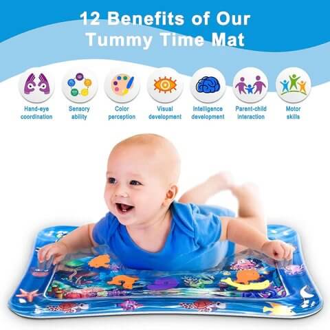 Inflatable Tummy Time Water Mat